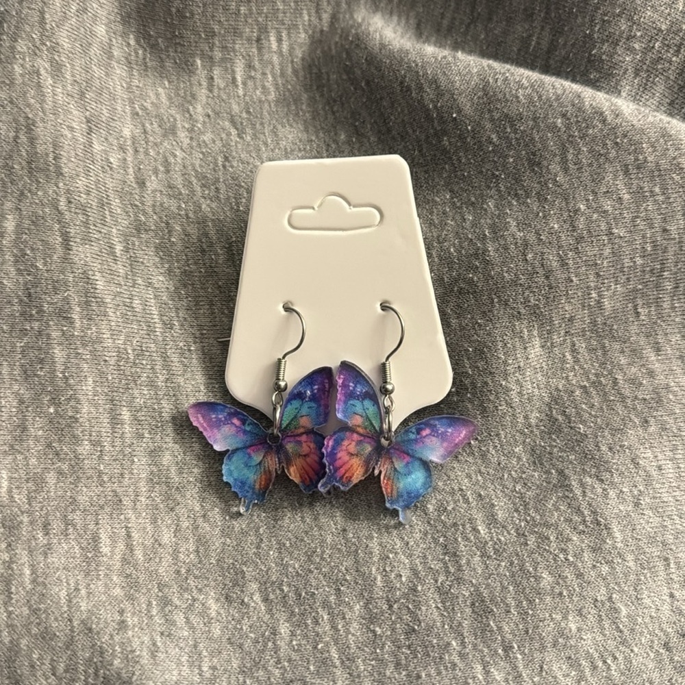Butterfly - cute earrings kawaii food animal - bundle for discount 🛍️​​
